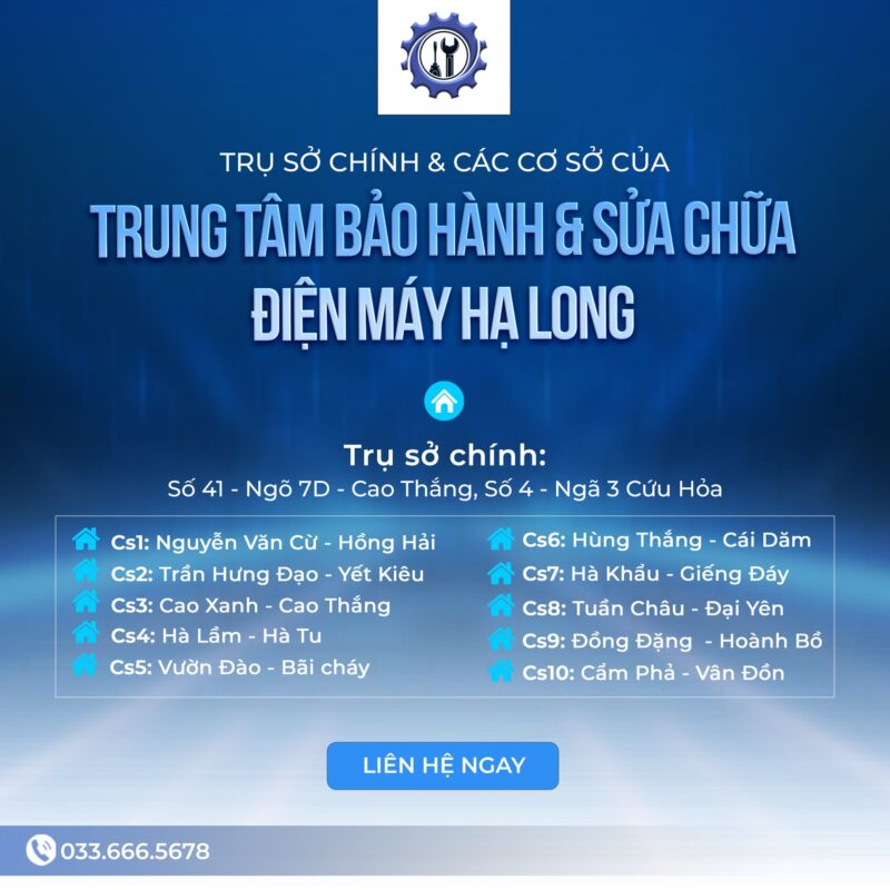 địa chỉ sửa chữa và bảo dưỡng điện máy