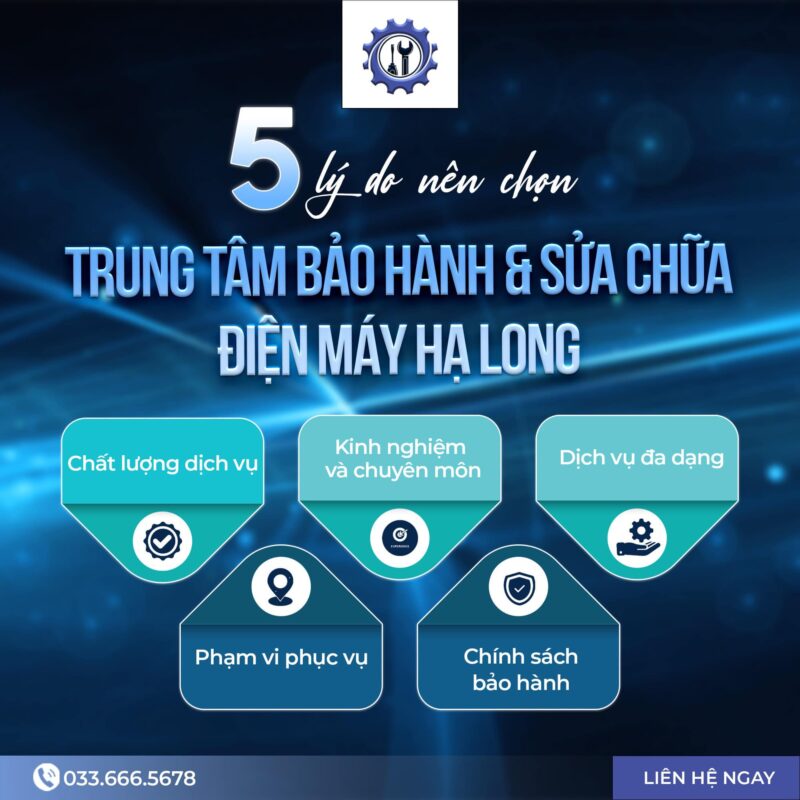 sửa chữa điện máy hạ long